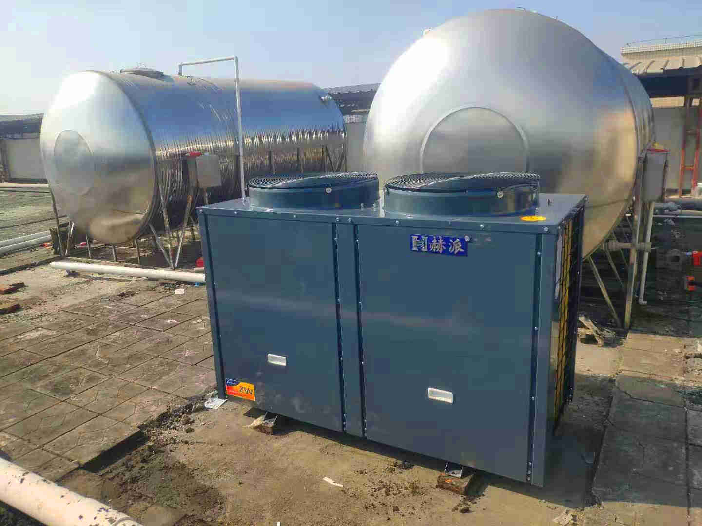 空氣源熱泵熱水工程機(jī)組的設(shè)計、安裝、計算詳解